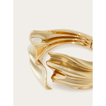 Drape Bracelet - Size L - Ladies - Gold