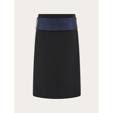Belted Skirt - Ladies - Black
