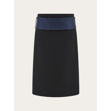 Belted Skirt - Ladies - Black