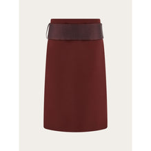 Belted Skirt - Ladies - Bordeaux