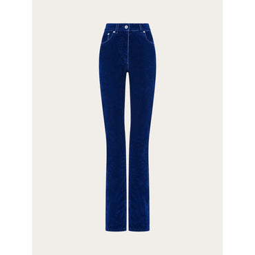 Five Pocket Trouser - Ladies - Dark Teal Blue