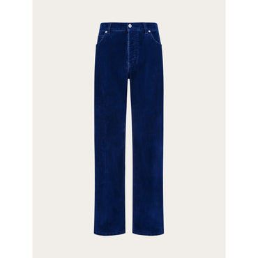 Five Pocket Trousers - Men - Teal Blue