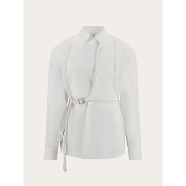 Bib Detail Shirt - Men - Mascarpone