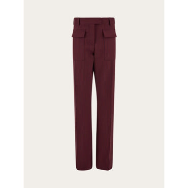 Cargo Pants - Ladies - Oxblood/Bordeaux