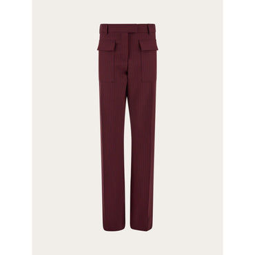 Cargo Pants - Ladies - Oxblood/Bordeaux