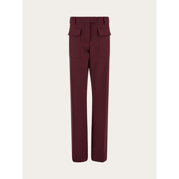 Cargo Pants - Ladies - Oxblood/Bordeaux