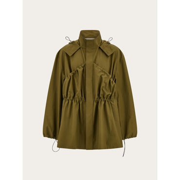 Cropped Parka - Men - Olive Green