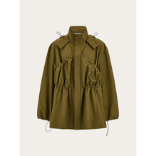 Cropped Parka - Men - Olive Green