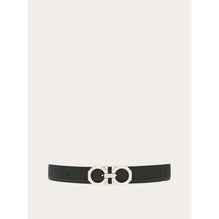 Reversible And Adjustable Gancini Belt - Men - Black/Olive Green