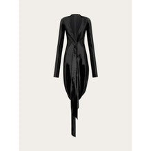 Sequin Dress With Knot Detail - Ladies - Black