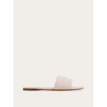 Logo Embellished Slide - Ladies - Cotton Candy