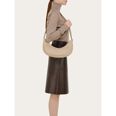 Hobo Bag (M) - Ladies - Stone