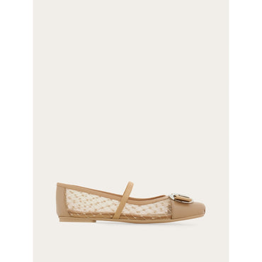 New Vara Plate Ballet Flat - Ladies - Nude