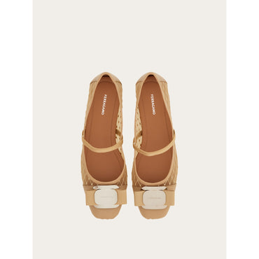 New Vara Plate Ballet Flat - Ladies - Nude