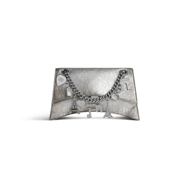 Crush Chain Bag S - Silver