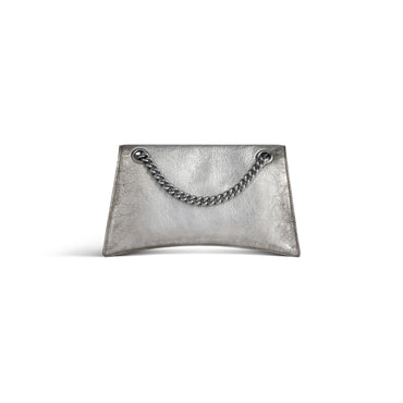 Crush Chain Bag S - Silver