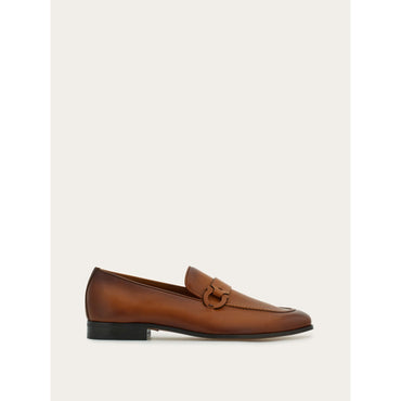 Gancini Loafer - Men - Natural Nude