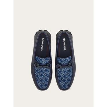 Driver With Gancini Ornament - Men - Navy Blue