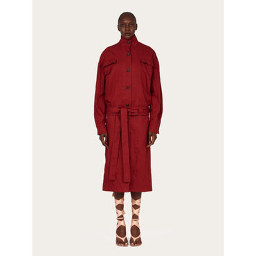 Duster Coat - Ladies - College Red