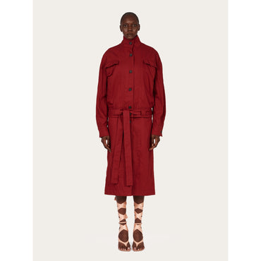 Duster Coat - Ladies - College Red