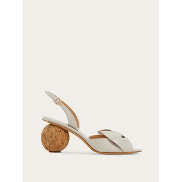 Soft Spherical Heel Sandal - Ladies - Pumice