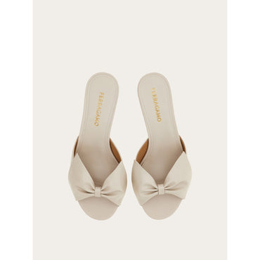 Soft Bow Slide - Ladies - Pumice