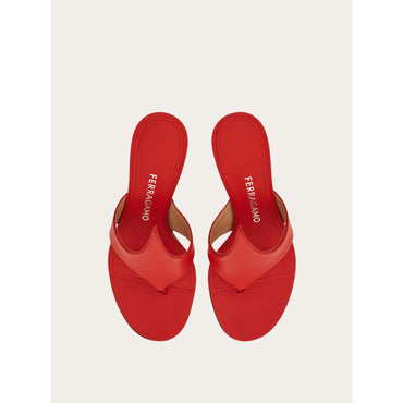 Sandal With Graphic Detail - Ladies - Flame Red