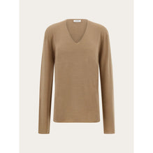 Seamless Knitted Jumper - Men - Safari