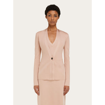 Cardigan - Ladies - Ballet Pink
