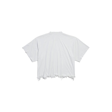S/S Cropped T-Shirt - Dirty White