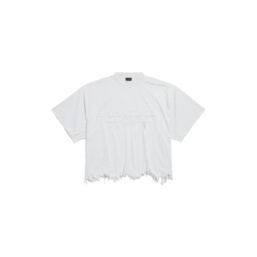 S/S Cropped T-Shirt - Dirty White