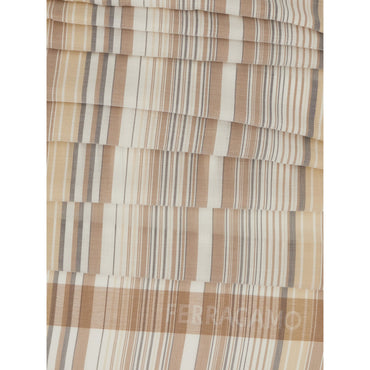 Lightweight Stole - Men - Stone/Coral