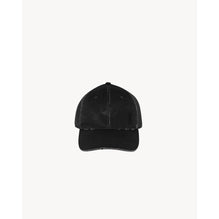 WASHED DENIM 6P CAP WITH YSL E - NERO/NERO