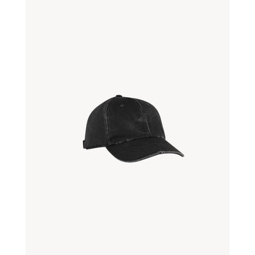 WASHED DENIM 6P CAP WITH YSL E - NERO/NERO
