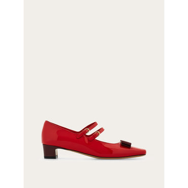 Vara Bow Mary Jane - Ladies - Flame Red/Burgundy