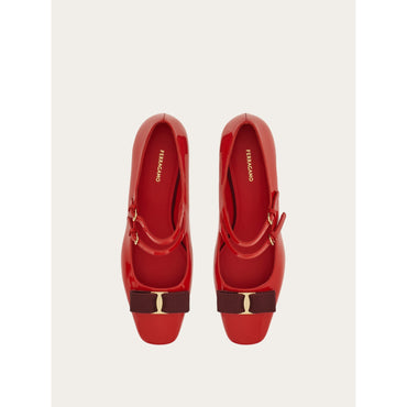 Vara Bow Mary Jane - Ladies - Flame Red/Burgundy