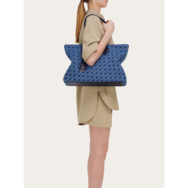 Ferragamo Monogram Star-Shaped Tote Bag (L) - Ladies - Denim