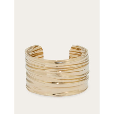 Draped Bangle - Size L - Ladies - Gold