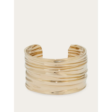 Draped Bangle - Size L - Ladies - Gold