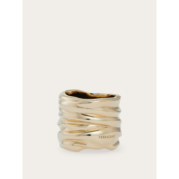 Draped Ring - Size 54 - Ladies - Gold