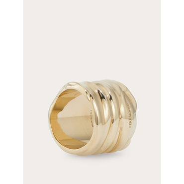 Draped Ring - Size 54 - Ladies - Gold