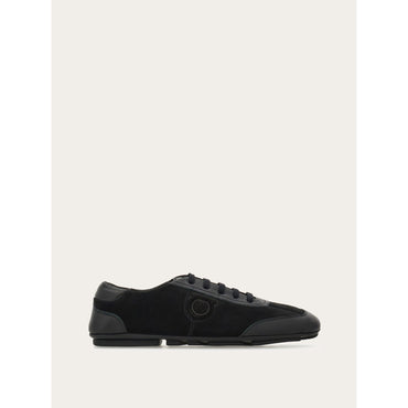 Lace-Up Driver - Men - Black