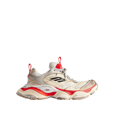 Cargo Reduced Suede/Mesh - Beige/Grey/Red