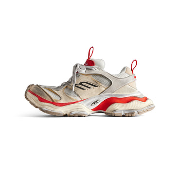 Cargo Reduced Suede/Mesh - Beige/Grey/Red