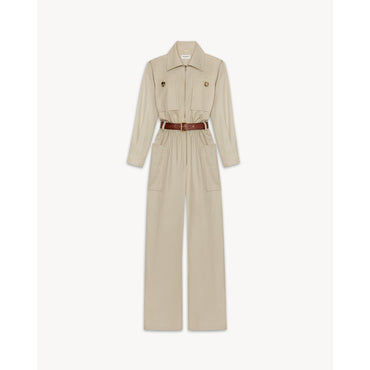 Combinaison Twill De Cotoni - Beige Clair