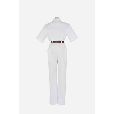 Combinaison Gabardine Coton - Blanc