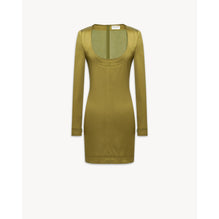 ROBE DUCHESSE STRETCH - VERT KAKI