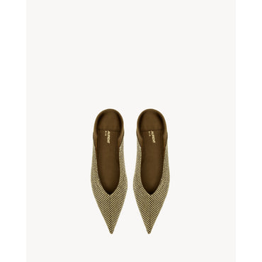 NOUR 00 BAL RASO REG/STRAS - KAKI/CRYS STARLIGHT