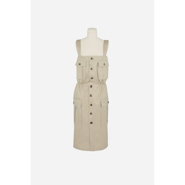 ROBE GABARDINE DE COTON MERCER - DUNE