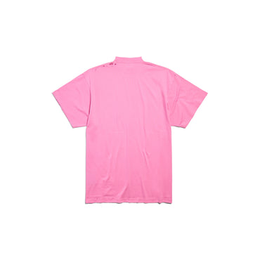 Oversized T-Shirt - Light Pink/White